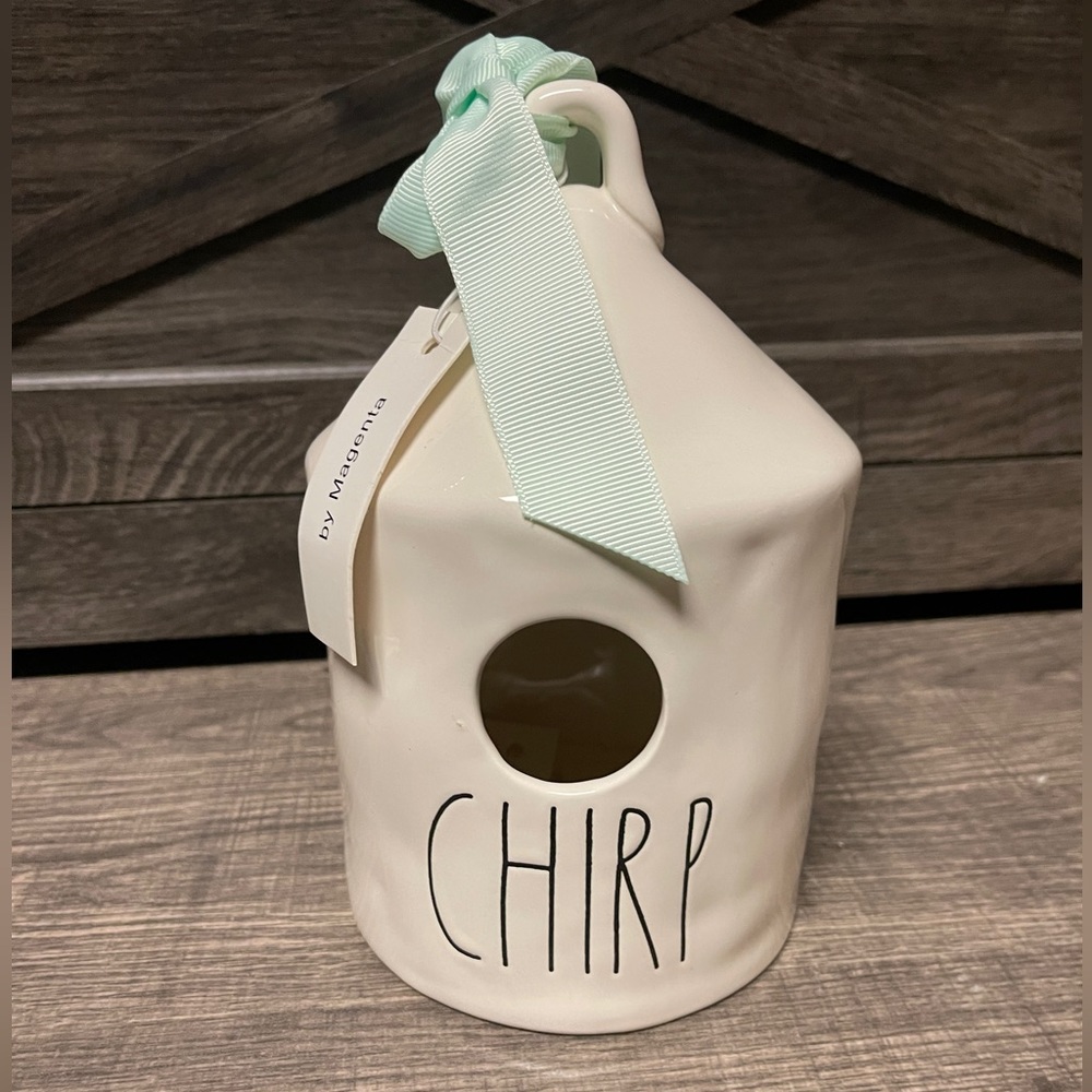 Rae Dunn CHIRP Birdhouse (Double Sided) 🇺🇸